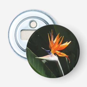 Bird of Paradise Orange Tropical Flower Bottle Opener
