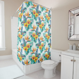 Bird Of Paradise & Orchid Pattern