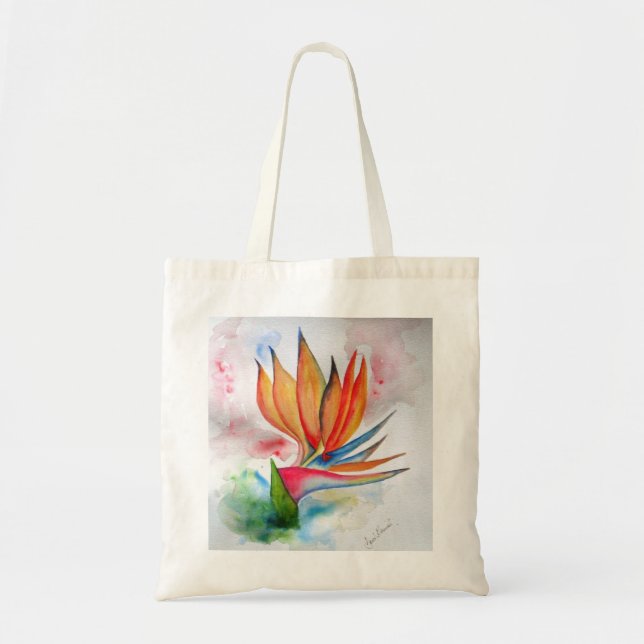 Bird of Paradise Tote Bag (Front)