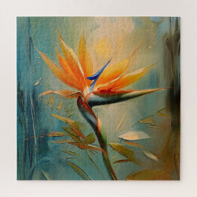 Bird of Paradise Tropical Plant Jigsaw Puzzle (Vertical)