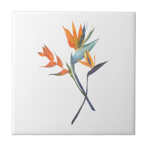 Bird of Paradise Tropical Tile
