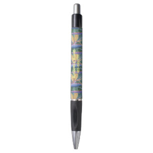 BIRD OF PARADISE WATERCOLOR FLOWER PEN