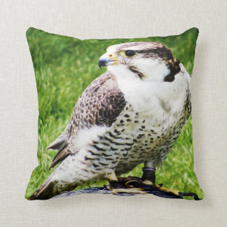 Bird of Prey #2-Peregrine Falcon Throw Pillow