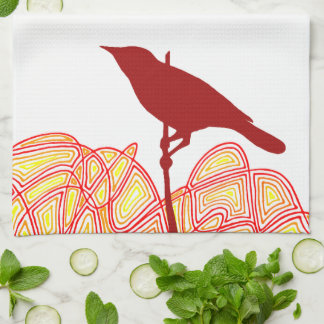 Bird on a Branch Kitchen Towel