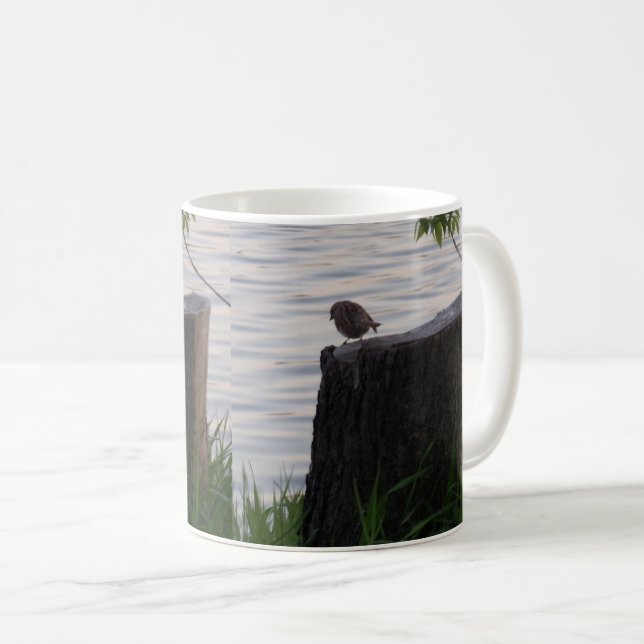 Bird on a Stump Mug (Front Right)
