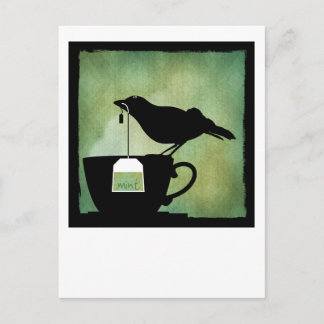 Bird on a Teacup Postcard