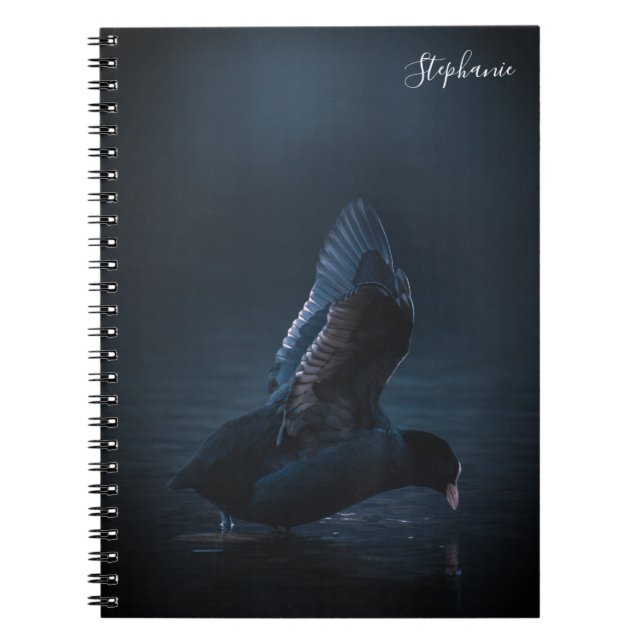 Bird On A Water Notebook (Front)