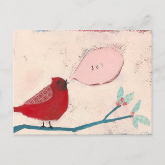 bird on branch card