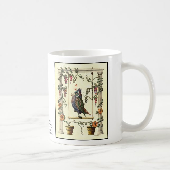 Bird on Swing 15 oz. Coffee Mug (Right)
