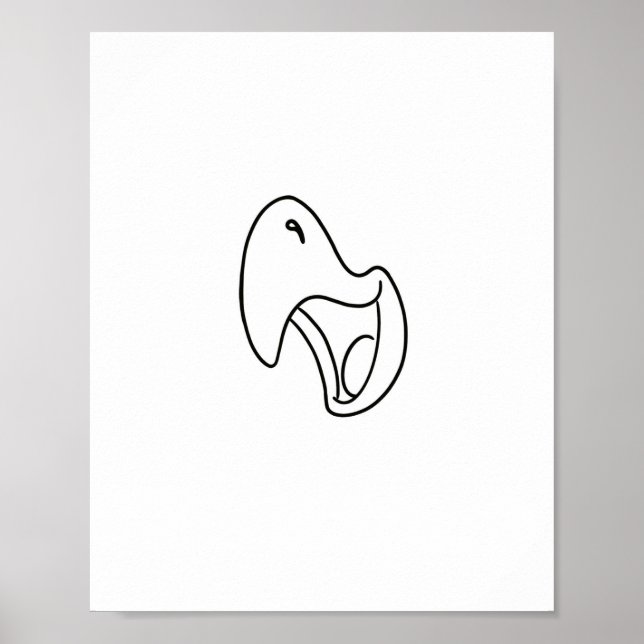 Bird, parrot, squawk theme poster (Front)