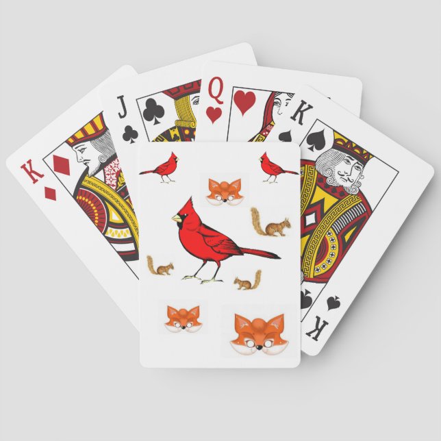 Bird Playing Card Deck (Back)