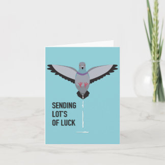Bird Poo Good Luck Greeting Card
