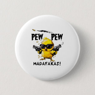 Bird Print Relax Fit Swea - Uni-adults - White - S 2 Inch Round Button