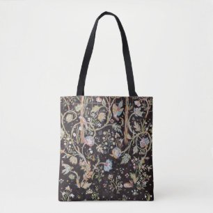 Bird & Rabbit in The Flower Garden, William Morris Tote Bag