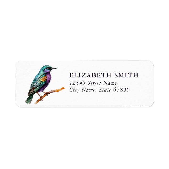 Bird Return Address Labels (Front)