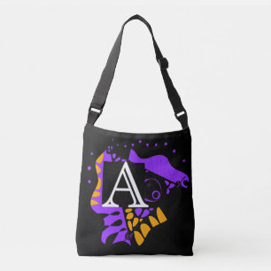 Bird’s Nest - Personalized Initial Letter A Crossbody Bag