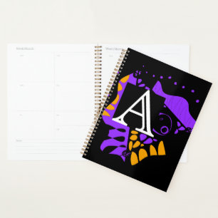 Bird’s Nest - Personalized Initial Letter A Planner