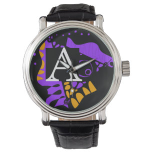 Bird’s Nest - Personalized Initial Letter A Watch