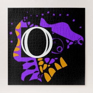 Bird’s Nest - Personalized Initial Letter O Jigsaw Puzzle