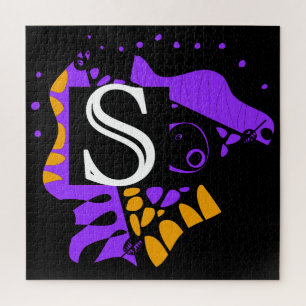 Bird’s Nest - Personalized Initial Letter R Jigsaw Puzzle