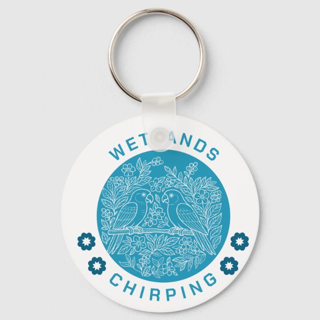 bird sanctuary keychain (Front)