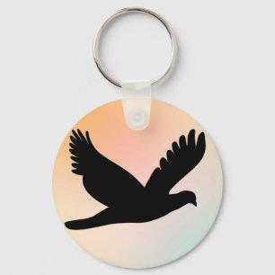 Bird Silhouette Keychain