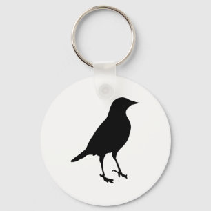 Bird Silhouette Keychain