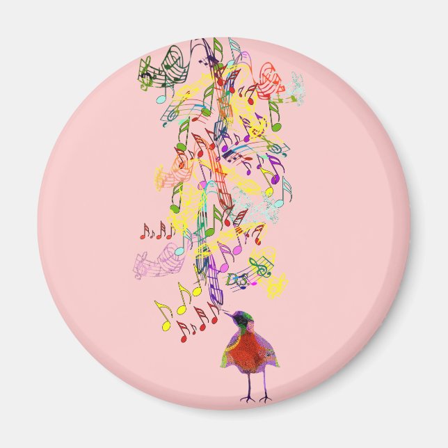 Bird Singing Magnet (Front)