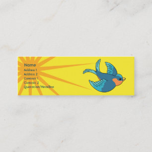 Bird - Skinny Mini Business Card