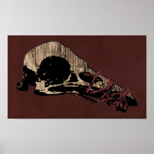 Bird Skull Poster
