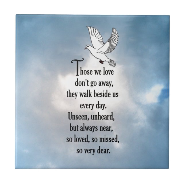 Bird "So Loved" Poem Tile (Front)