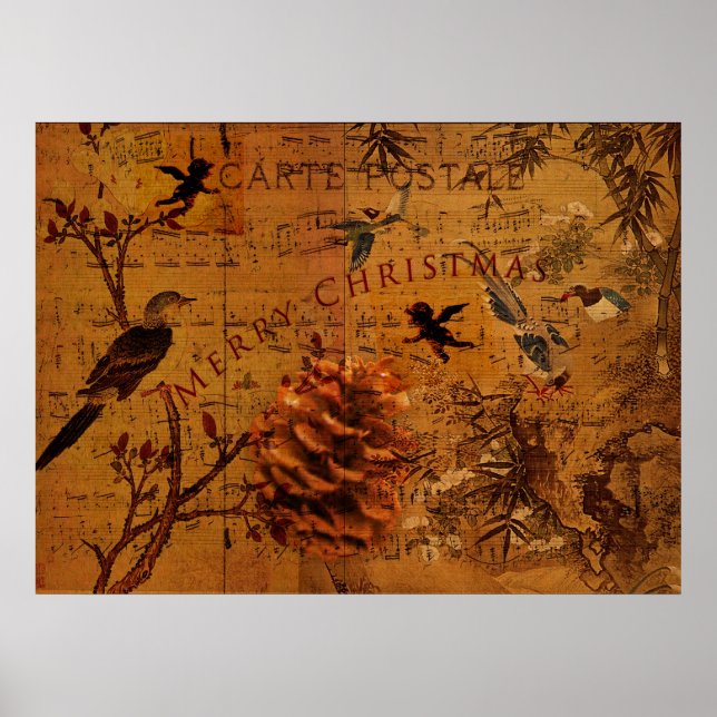 Bird Song Christmas Poster (Front)