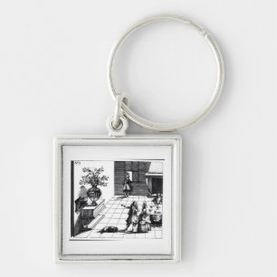 Bird song musical tree, published c.1670 (engravin keychain