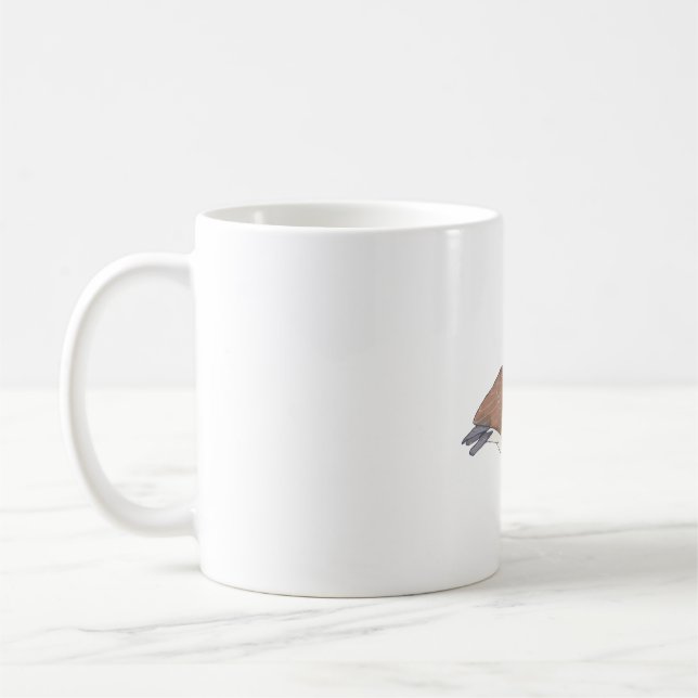 bird species art coffee mug (Left)