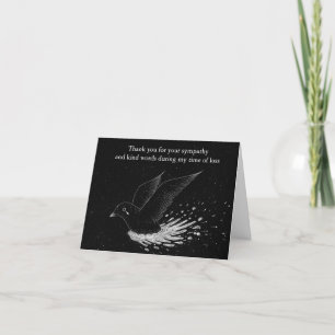 Bird Star Wings Thank You Card