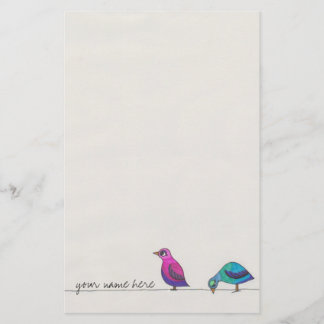bird stationery
