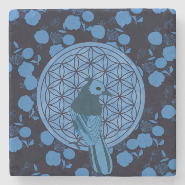 bird stone coaster (Front)