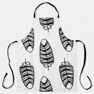 Bird striped feather pattern. Seamless pattern of  Apron