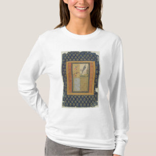 Bird study and calligraphy, Golconda, Andhra Prade T-Shirt
