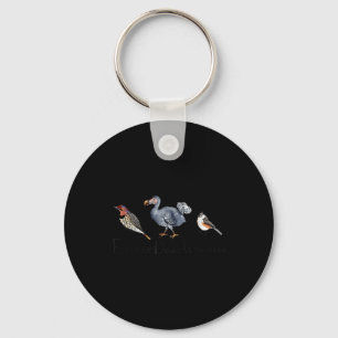 Bird Subtle Flicker Dodo Titmouse  Keychain