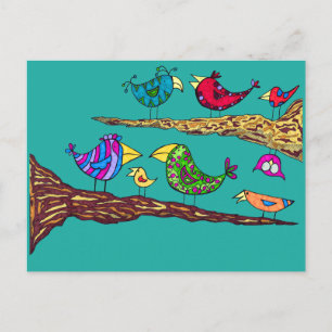 Bird Talk Postcard