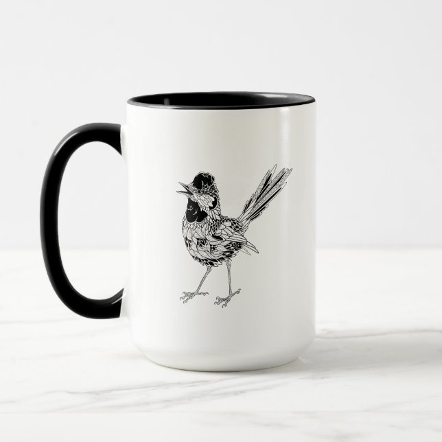 Bird Tattoo Mug (Left)