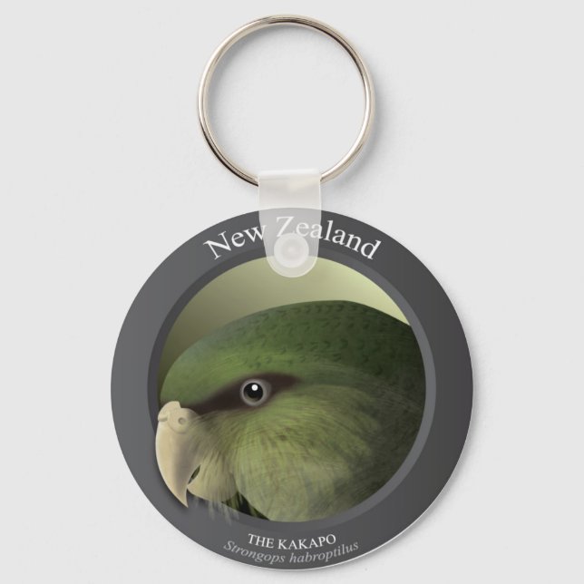 Bird - THE KAKAPO Keychain (Front)