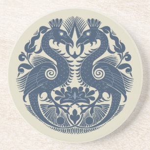 Bird-Things Sandstone Coaster