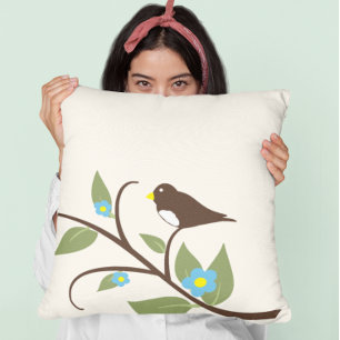 Bird Throw Pillow