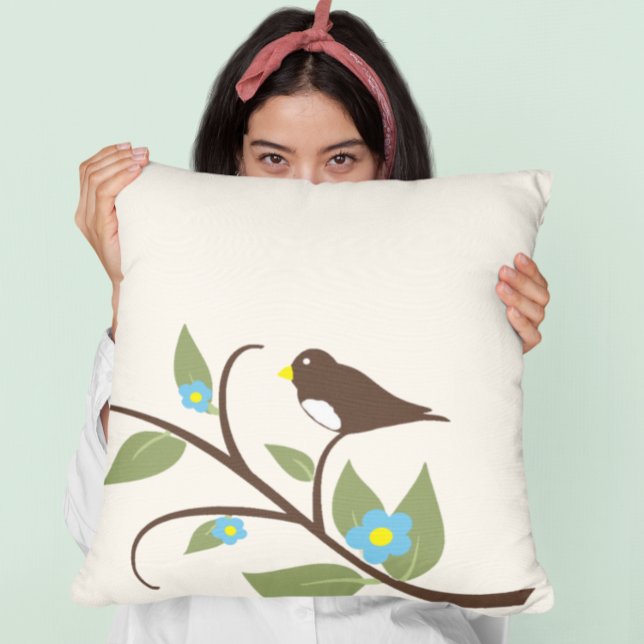 Bird Throw Pillow (Creator Uploaded)