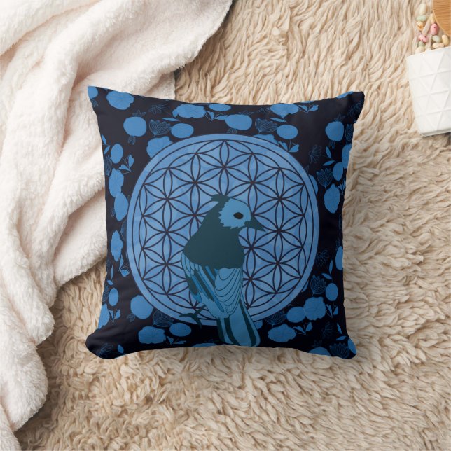 bird throw pillow (Blanket)