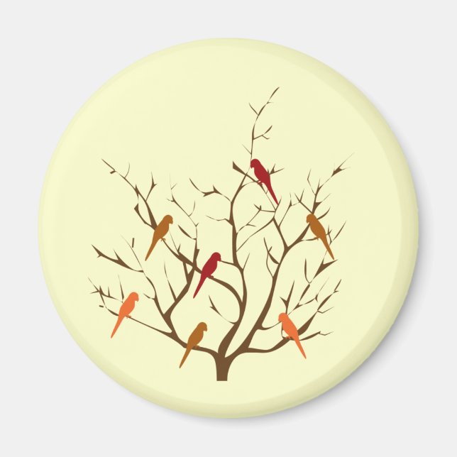 Bird Tree Magnet (Front)
