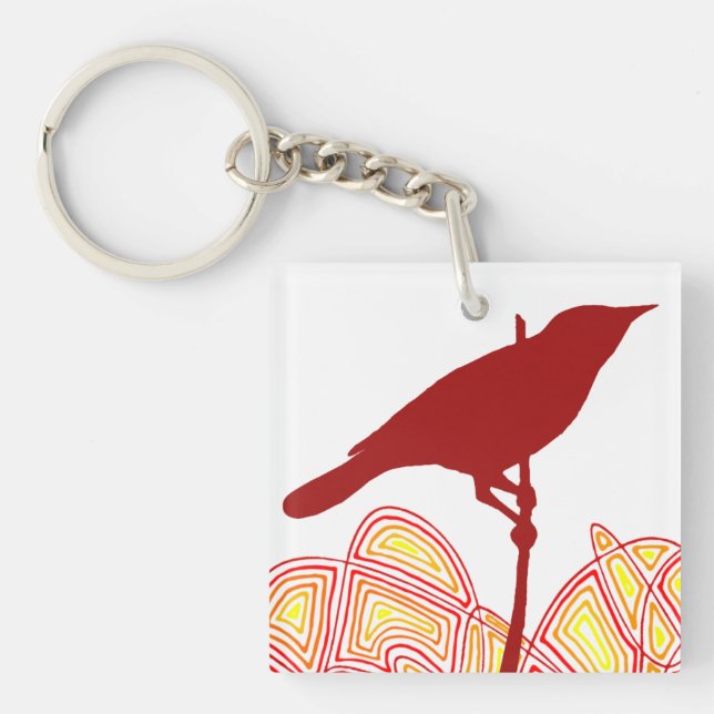 Bird Trivet Keychain (Front)