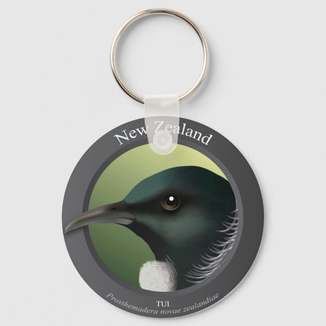 Bird - Tui Keychain (Front)